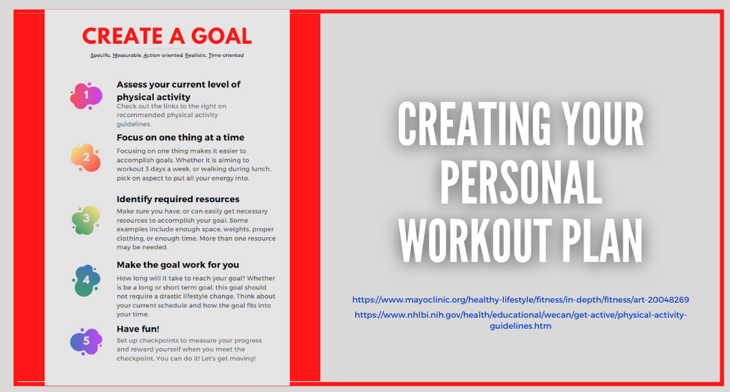 Creating Your Personal Workout Plan